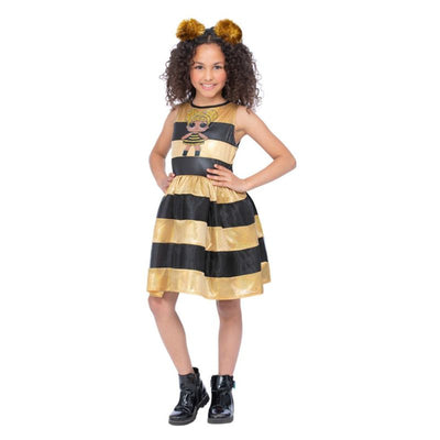 L.O.L Surprise! Deluxe Queen Bee Costume Child Black Gold_1 sm-51668L