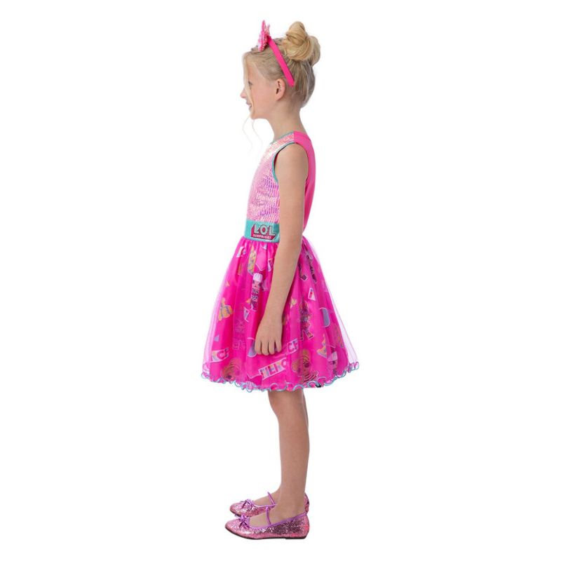 L.O.L Surprise! Next Level Character Costume Child Pink Turquoise_3 sm-51682S