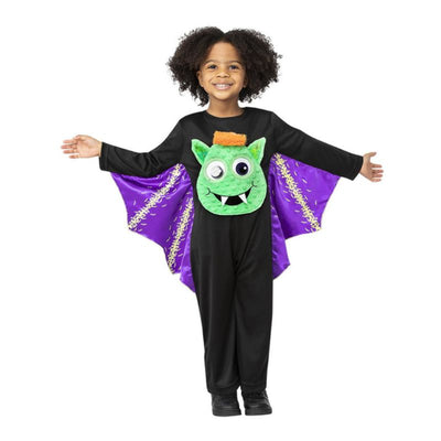 Googly Eyed Bat Costume Child Multi_1 sm-56406S