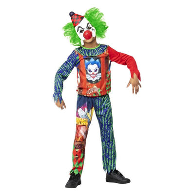 Horror Clown Costume Child Multi_1 sm-56437L