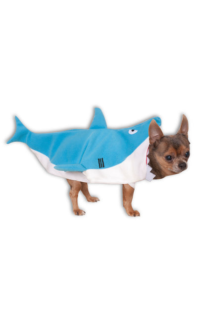 Shark Pet Costume Blue Rubies