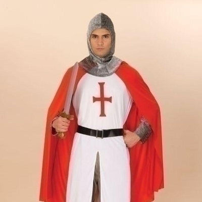 Mens Knight Crusader Plus Size Adult Costumes Male Chest Size 46" 50" Bristol Novelty _1