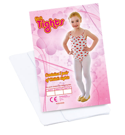 Childs Tights White 4 6 Small Costume Accessories Unisex 4 6years Small Bristol Novelty _1
