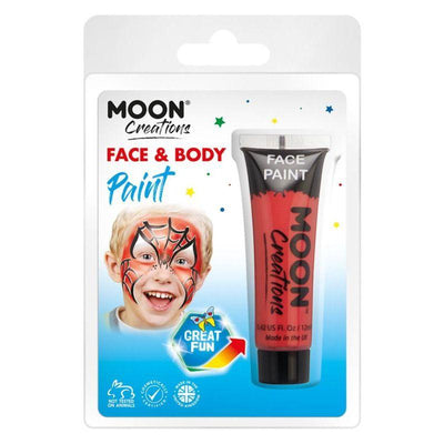 Moon Creations Face & Body Paint Red Smiffys _1