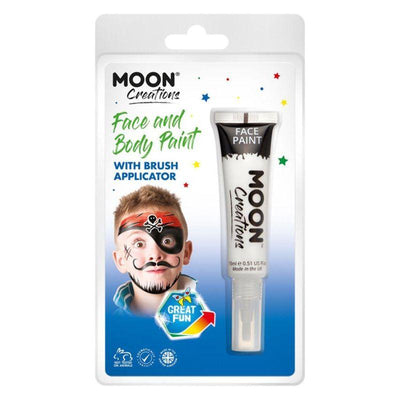 Moon Creations Face & Body Paints White Smiffys _1