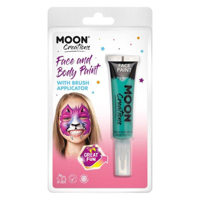 Moon Creations Face & Body Paints Turquoise Smiffys _1