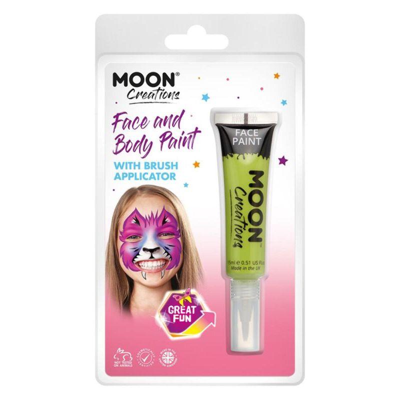 Moon Creations Face & Body Paints Lime Green Smiffys _1