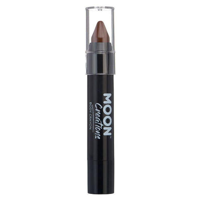 Moon Creations Body Crayons Brown Smiffys _1