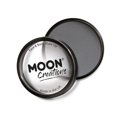 Moon Creations Pro Face Paint Cake Pot Dark Grey Smiffys _1