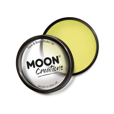 Moon Creations Pro Face Paint Cake Pot Yellow Smiffys _1