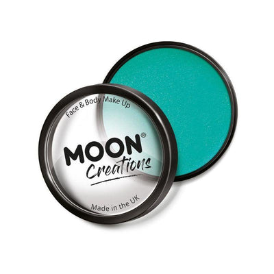 Moon Creations Pro Face Paint Cake Pot Turquoise Smiffys _1