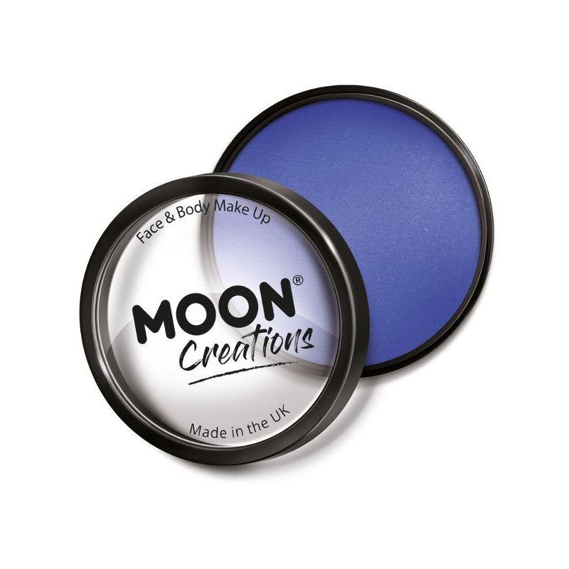 Moon Creations Pro Face Paint Cake Pot Royal Blue Smiffys _1