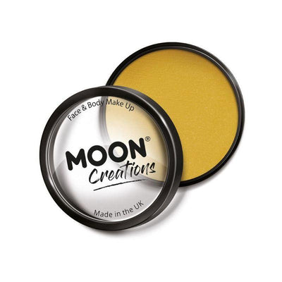 Moon Creations Pro Face Paint Cake Pot Golden Smiffys _1