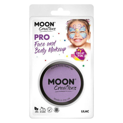 Moon Creations Pro Face Paint Cake Pot Lilac Smiffys _1
