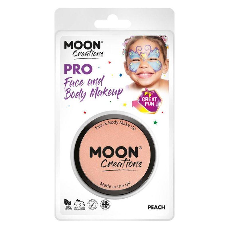 Moon Creations Pro Face Paint Cake Pot Peach Smiffys _1