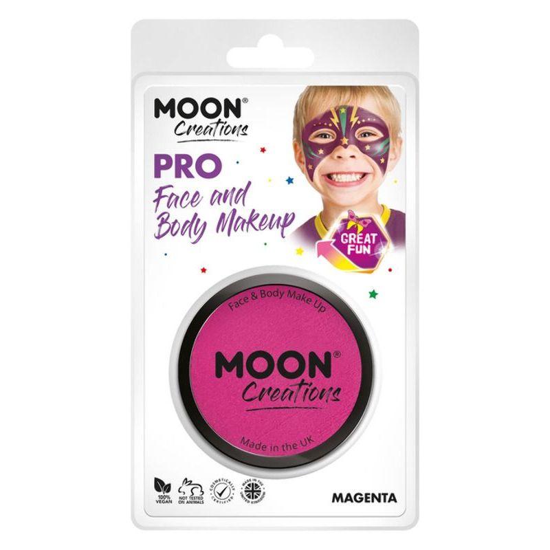 Moon Creations Pro Face Paint Cake Pot Magenta Smiffys _1