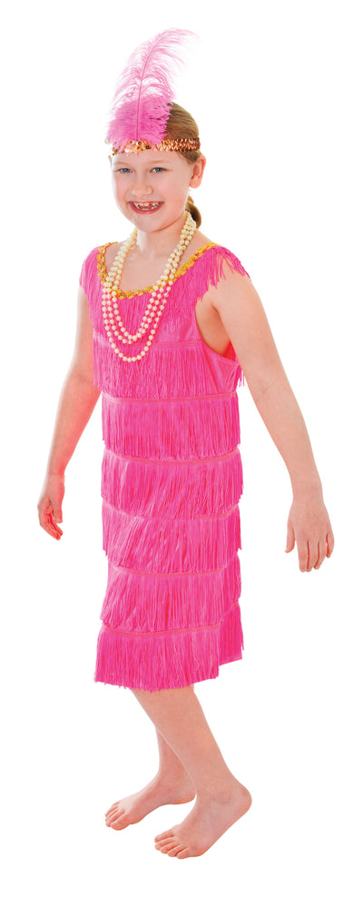 Flapper Dress Pink Small Childrens Costumes Female S Bristol Novelty _1