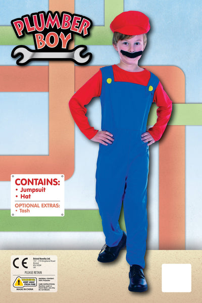Plumbers Mate Boy Large Childrens Costumes Male L Bristol Novelty _1