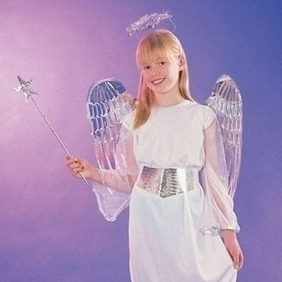 Girls Angel Budget Medium Childrens Costumes Female Medium 7 9 Years Bristol Novelty _1