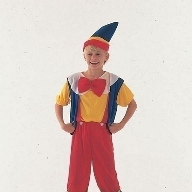 Boys Pinocchio Budget Medium Childrens Costumes Male Medium 7 9 Years Bristol Novelty _1