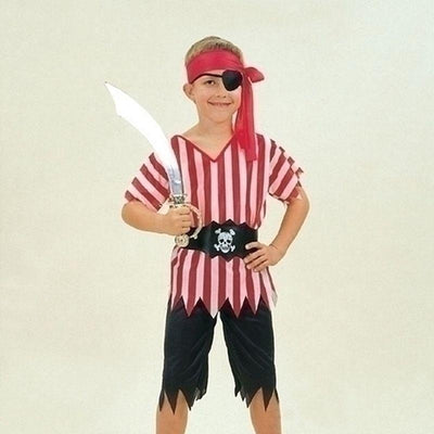 Boys Pirate Boy Budget Medium Childrens Costumes Male Medium 7 9 Years Bristol Novelty _1