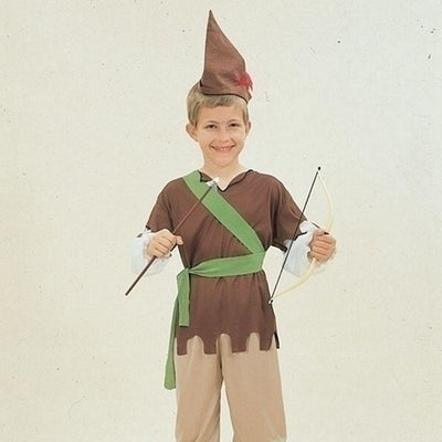 Boys Robin Hood Budget Medium Childrens Costumes Male Medium 7 9 Years Bristol Novelty _1