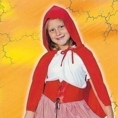 Girls Red Riding Hood Medium Prepacked Childrens Costumes Female Medium 7 9 Years Bristol Novelty _1