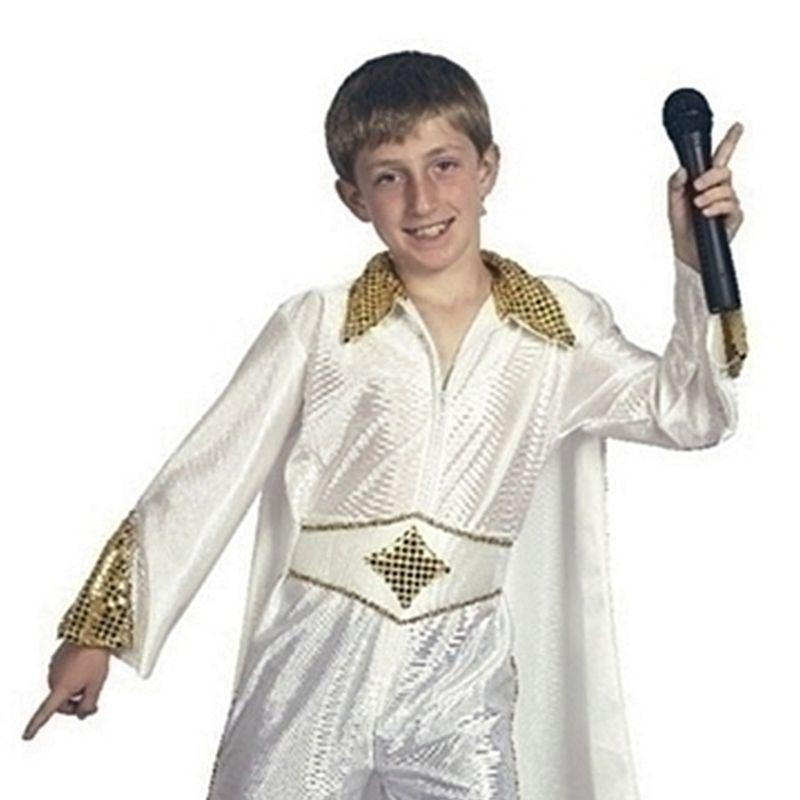 Boys Rock Star Elvis Large Childrens Costumes Male Large 9 12 Years Bristol Novelty _1