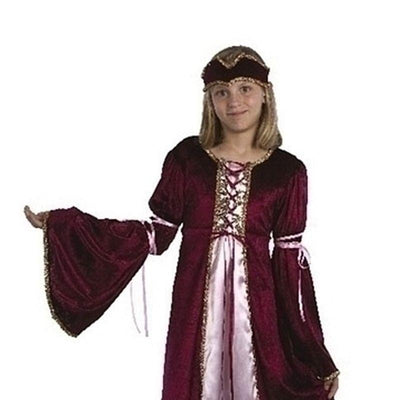 Girls Renaissance Princess Medium Childrens Costumes Female Medium 7 9 Years Bristol Novelty _1