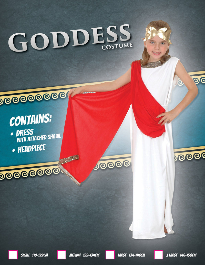 Goddess Xl Childrens Costumes Female To Fit Child Of Height 146cm 159cm Bristol Novelty _1