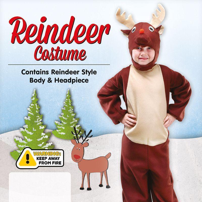 Reindeer Small Childrens Costumes Unisex Small 5 7 Years Bristol Novelty _2