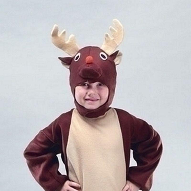 Reindeer Medium Childrens Costumes Unisex Medium 7 9 Years Bristol Novelty _1