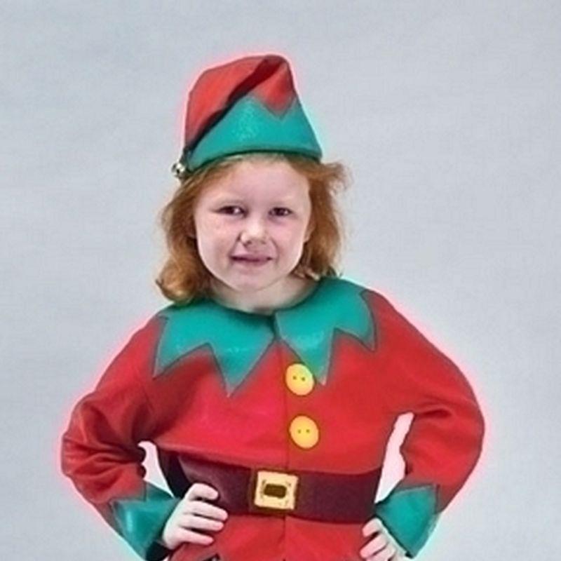 Girls Santas Helper Medium Childrens Costumes Female Medium 7 9 Years Bristol Novelty _1