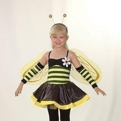 Girls Bumble Bee Medium Childrens Costumes Female Medium 7 9 Years Bristol Novelty _1