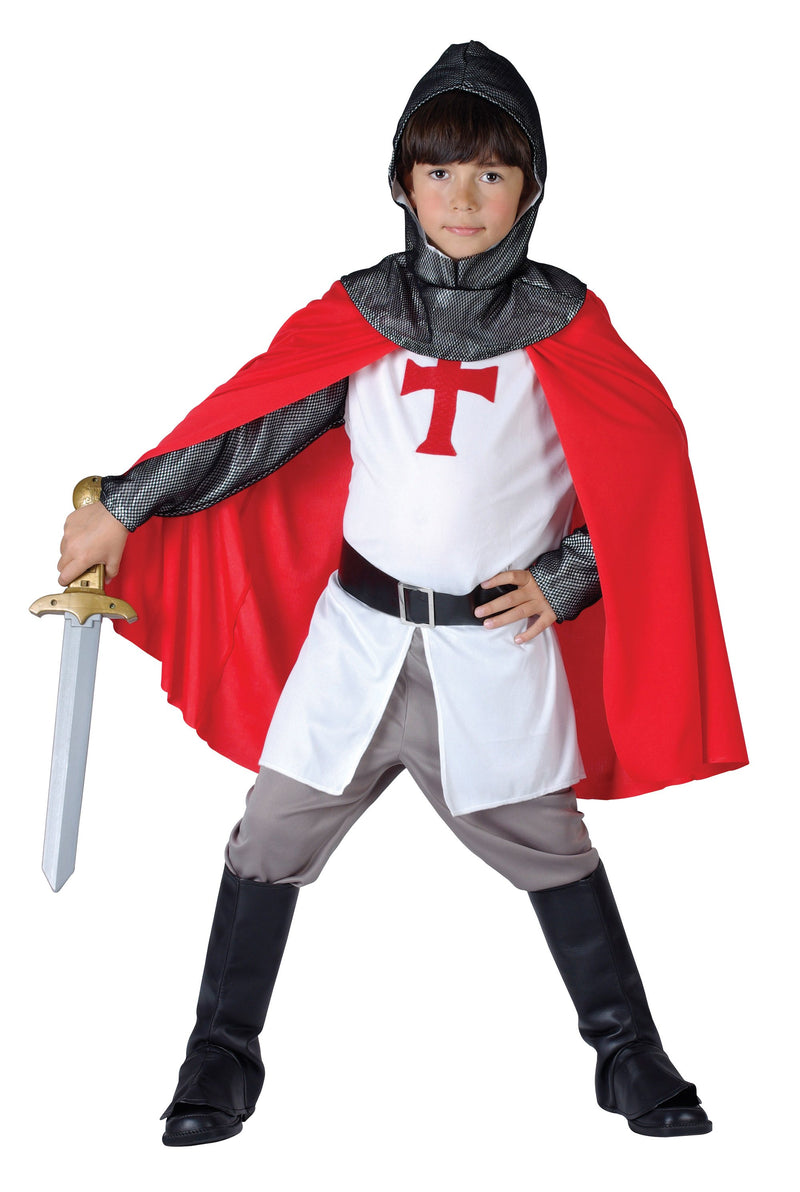 Crusader Boy Medium Childrens Costumes Male Medium 7 9 Years Bristol Novelty _1