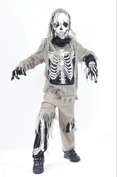 Skeleton Zombie Large Childrens Costumes Male Large 9 12 Years Bristol Novelty _1