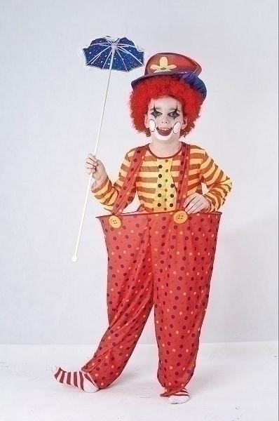 Hoop Clown Large Childrens Costumes Male Large 9 12 Years Bristol Novelty _1