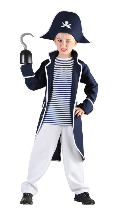 Pirate Captain Small Childrens Costumes Male Small 5 7 Years Bristol Novelty _1