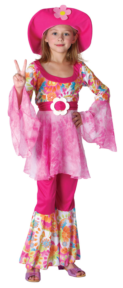 Hippy Diva Girl Xl Childrens Costumes Female To Fit Child Of Height 146cm 159cm Bristol Novelty _1