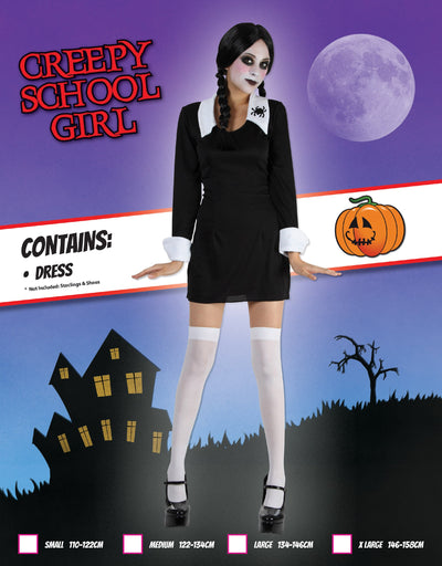Creepy Schoolgirl Xl Childrens Costumes Female To Fit Child Of Height 146cm 159cm Bristol Novelty _1