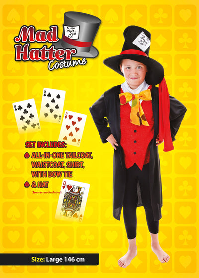 Mad Hatter 146cm Childrens Costumes Male 146cm Bristol Novelty _1