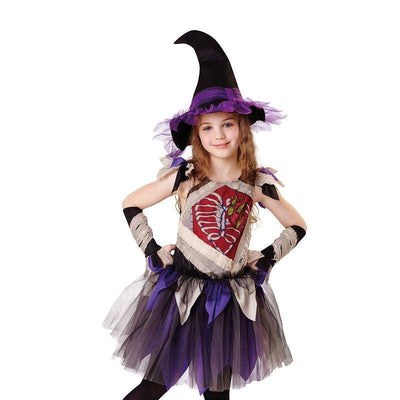 Zombie Witch L Children's Costumes Female Large Bristol Novelty _1