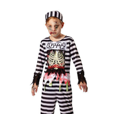 Skeleton Prisoner L Children's Costumes Male Large Bristol Novelty _1