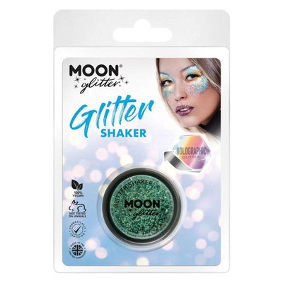 Moon Glitter Holographic Glitter Shakers Green Smiffys _1