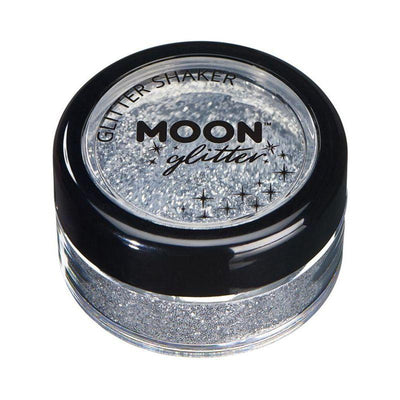 Moon Glitter Classic Fine Glitter Shakers Silver Smiffys _1