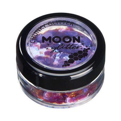 Moon Glitter Iridescent Chunky Glitter Purple Smiffys _1