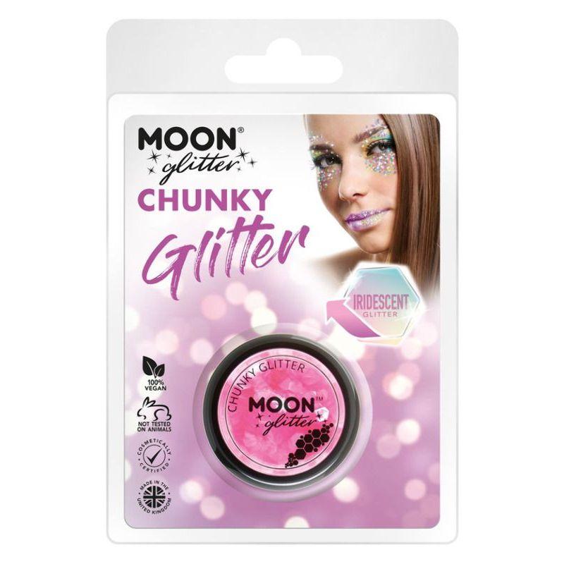 Moon Glitter Iridescent Chunky Glitter Pink Smiffys _1