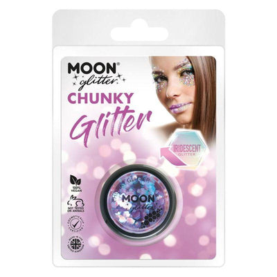 Moon Glitter Iridescent Chunky Glitter Purple Smiffys _1