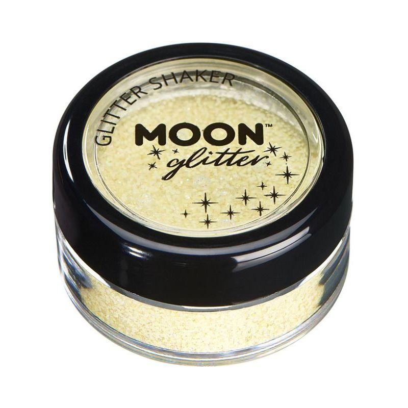 Moon Glitter Pastel Glitter Shakers Lemon Yellow Smiffys _1