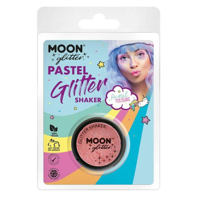 Moon Glitter Pastel Glitter Shakers Coral Smiffys _1